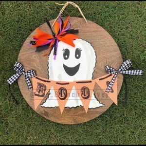 Boo ghost girl door hanger